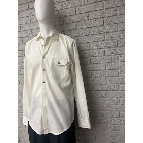 Hugo Boss Orange Label Men Cotton Long Sleeve Sport Shirt Size L - Picture 7 of 11